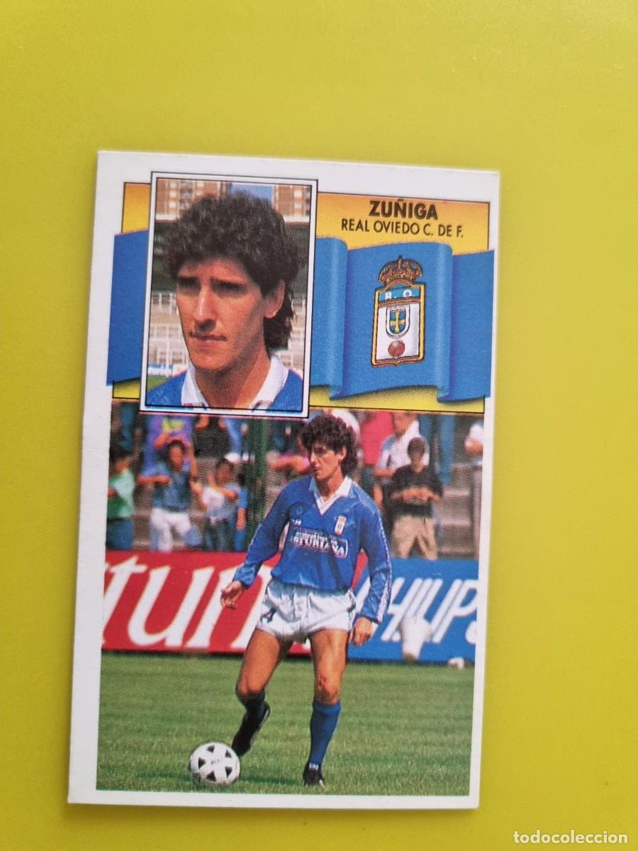 Football Stickers: CROMO LIGA ESTE 90 91 1990 1991 NUNCA PEGADO SIN PEGAR ZU&Ntilde;IGA REAL OVIEDO AR1026