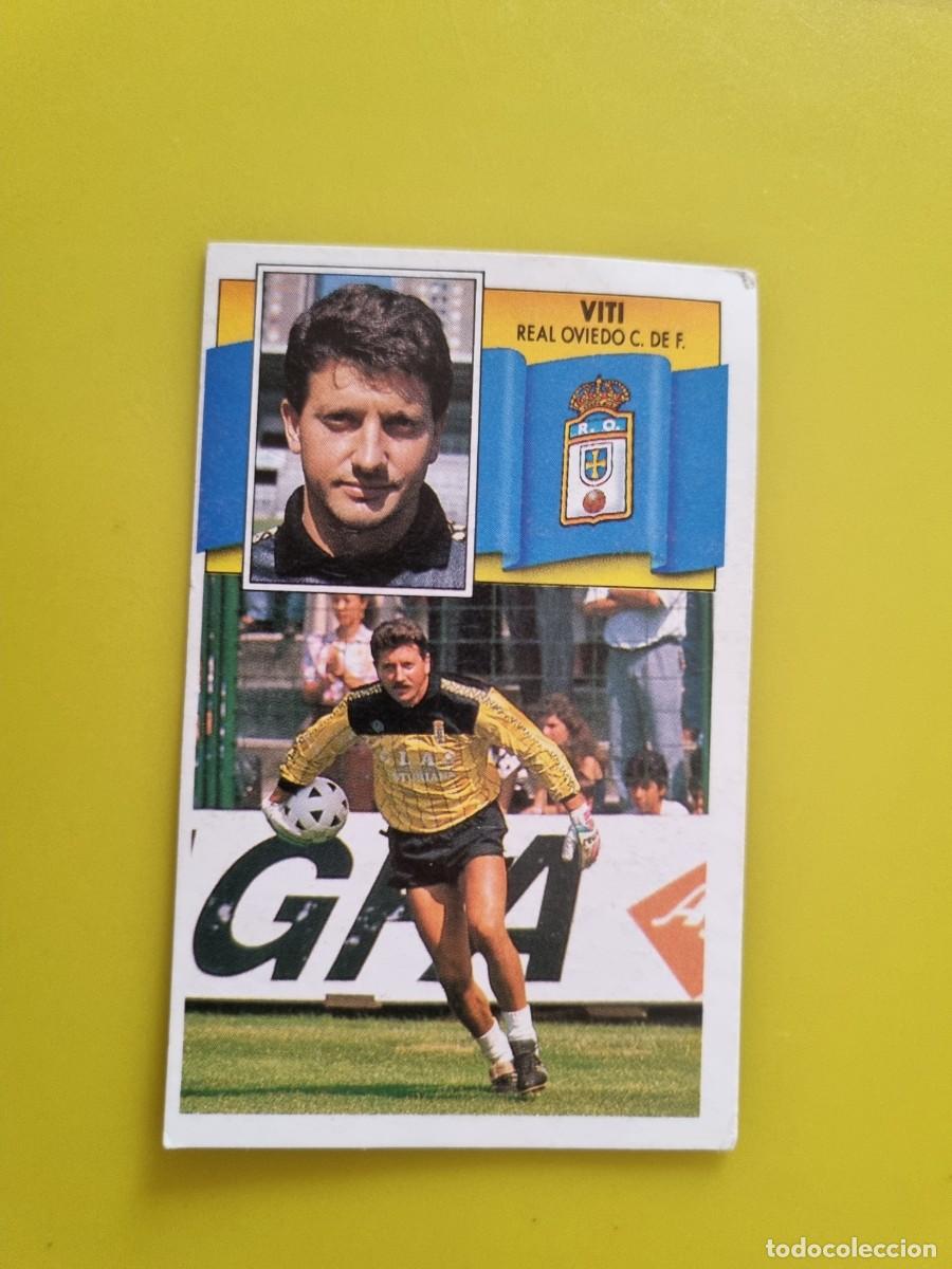 Football Stickers: CROMO LIGA ESTE 90 91 1990 1991 NUNCA PEGADO SIN PEGAR VITI REAL OVIEDO AR1026