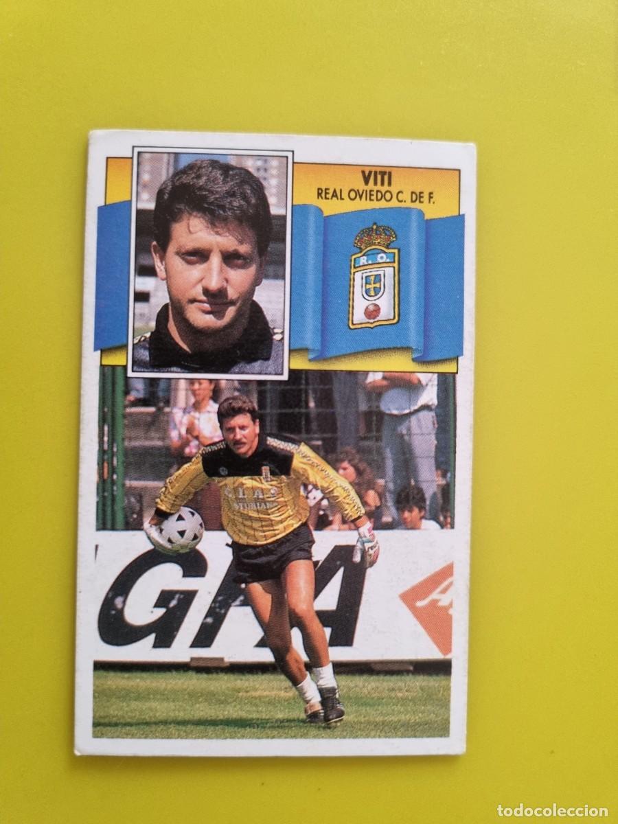 Football Stickers: CROMO LIGA ESTE 90 91 1990 1991 NUNCA PEGADO SIN PEGAR VITI REAL OVIEDO AR1026