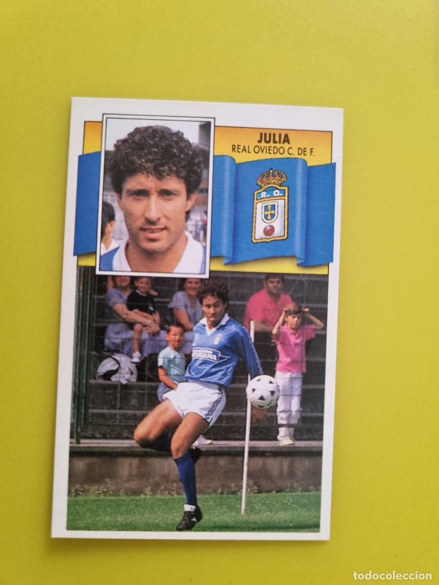 Football Stickers: CROMO LIGA ESTE 90 91 1990 1991 NUNCA PEGADO SIN PEGAR JULIA REAL OVIEDO AR1026