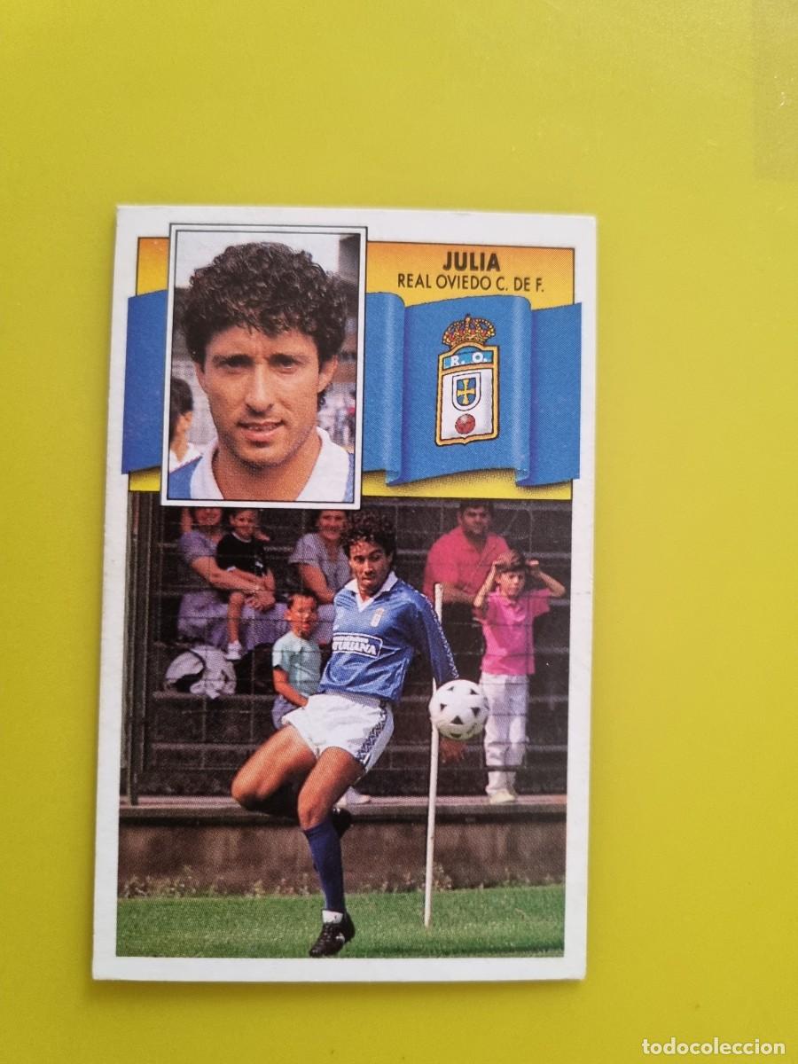 Football Stickers: CROMO LIGA ESTE 90 91 1990 1991 NUNCA PEGADO SIN PEGAR JULIA REAL OVIEDO AR1026