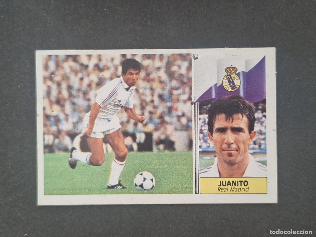 Cromos de f&uacute;tbol: L5 JUANITO REAL MADRID LIGA ESTE 1986 1987 86 87 DESPEGADO RECUPERADO