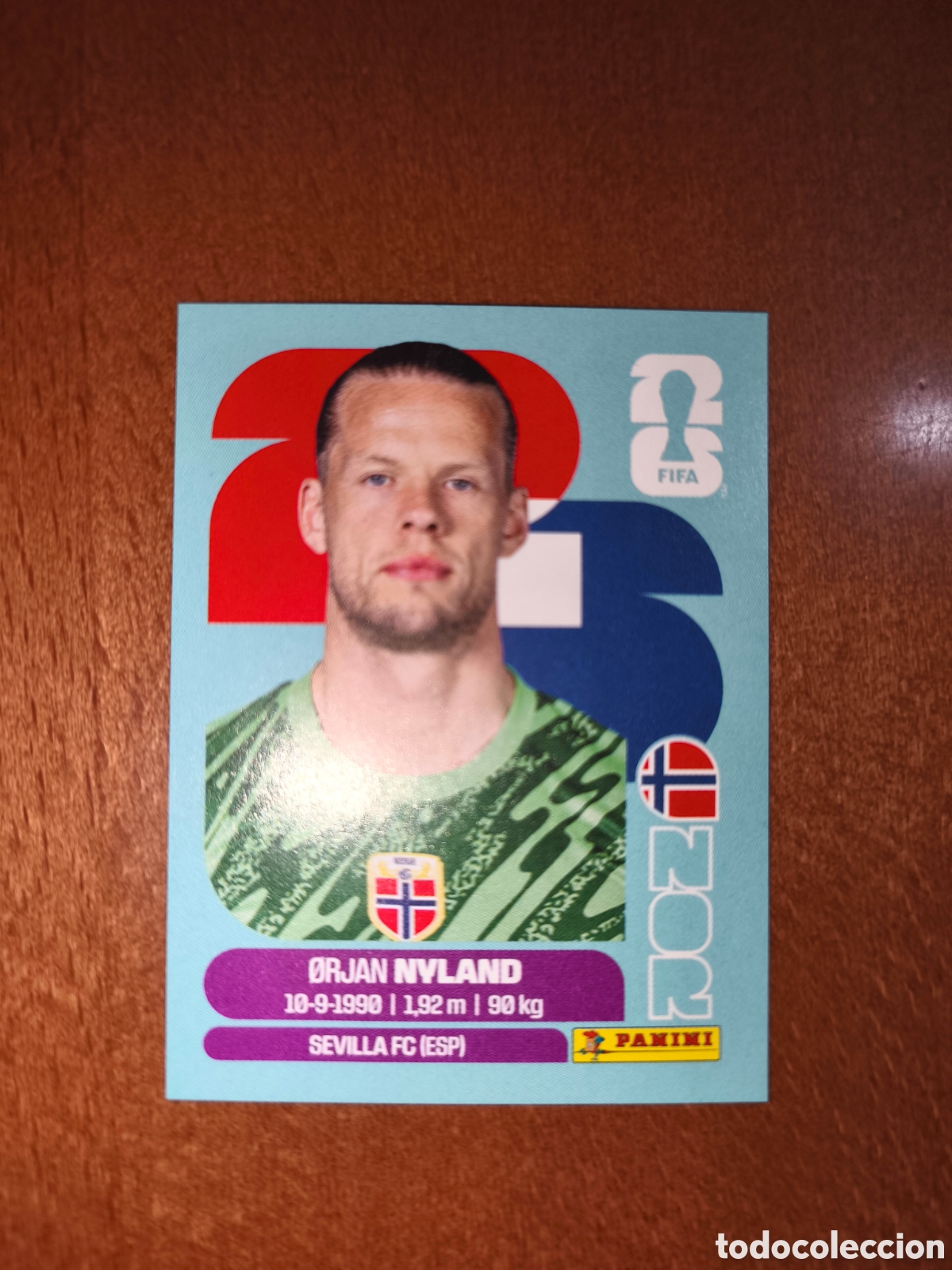 Cromos de f&uacute;tbol: NOR2 Orjan Nyland NOR 2 Fifa World Cup 2026 Noruega