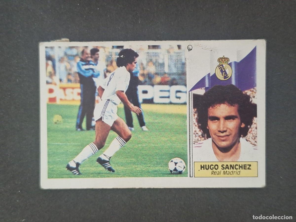 Cromos de f&uacute;tbol: L5 HUGO SANCHEZ REAL MADRID LIGA ESTE 1986 1987 86 87 DESPEGADO RECUPERADO