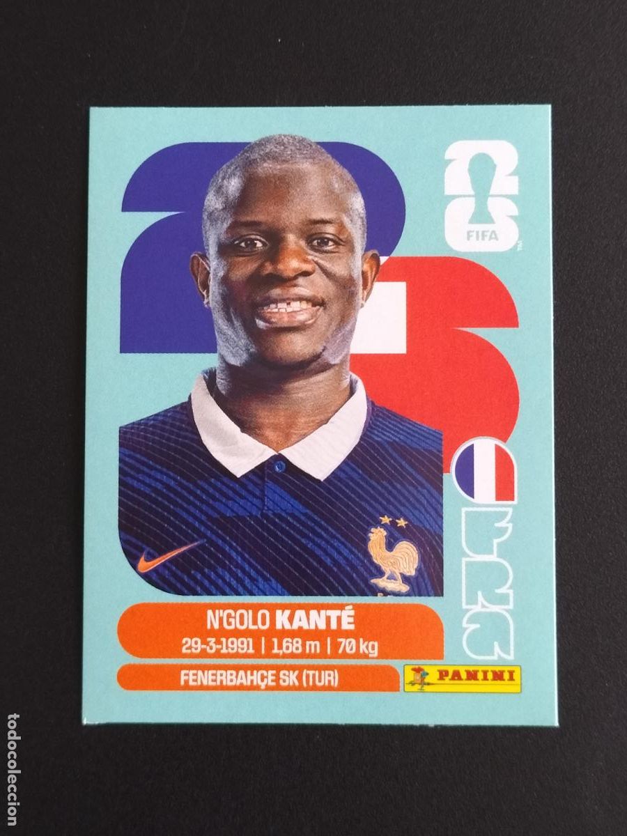 Cromos de f&uacute;tbol: FRA N'GOLO KANTE FRANCIA CROMOS STICKER UPDATE MUNDIAL 26 2026 FIFA WORLD CUP PANINI
