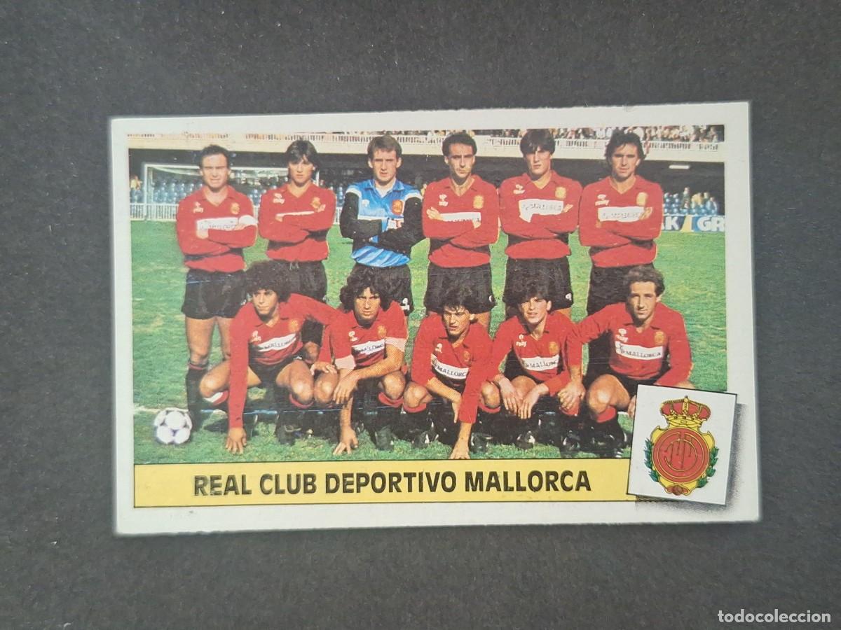 Cromos de f&uacute;tbol: L5 ALINEACION EQUIPO R. C. D. MALLORCA LIGA ESTE 1986 1987 86 87 DESPEGADO RECUPERADO
