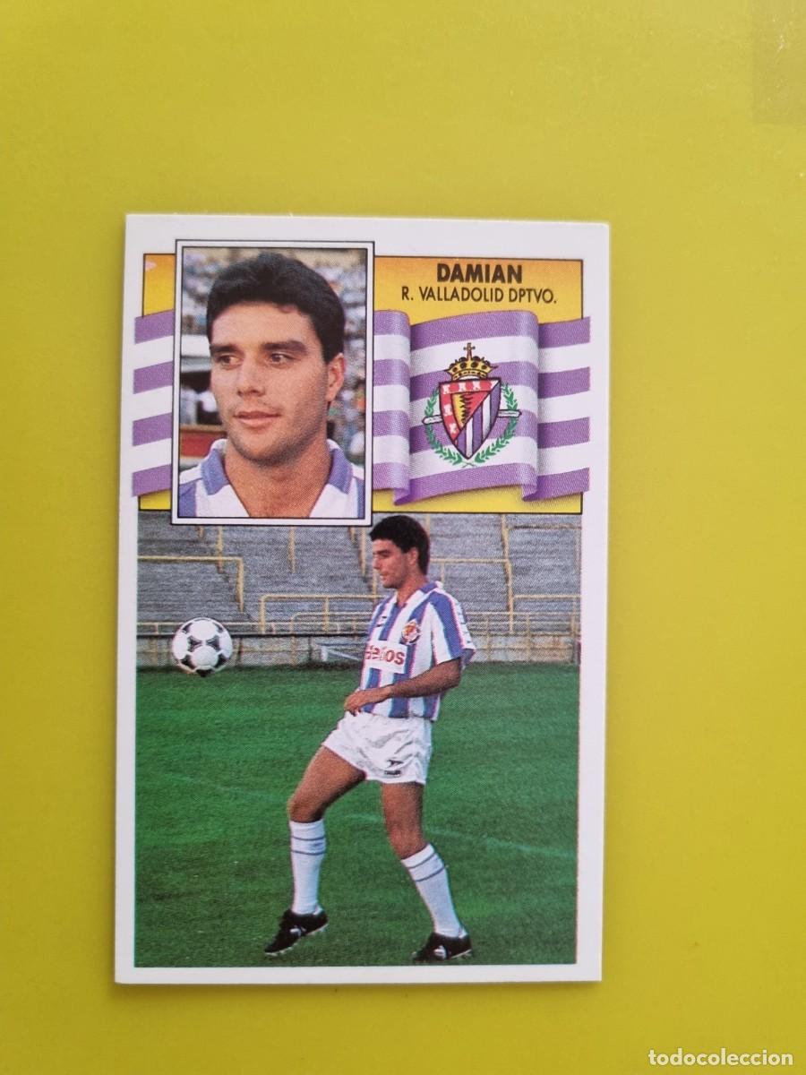 Cromos de f&uacute;tbol: CROMO LIGA ESTE 90 91 1990 1991 NUNCA PEGADO SIN PEGAR DAMIAN REAL VALLADOLID AR1026