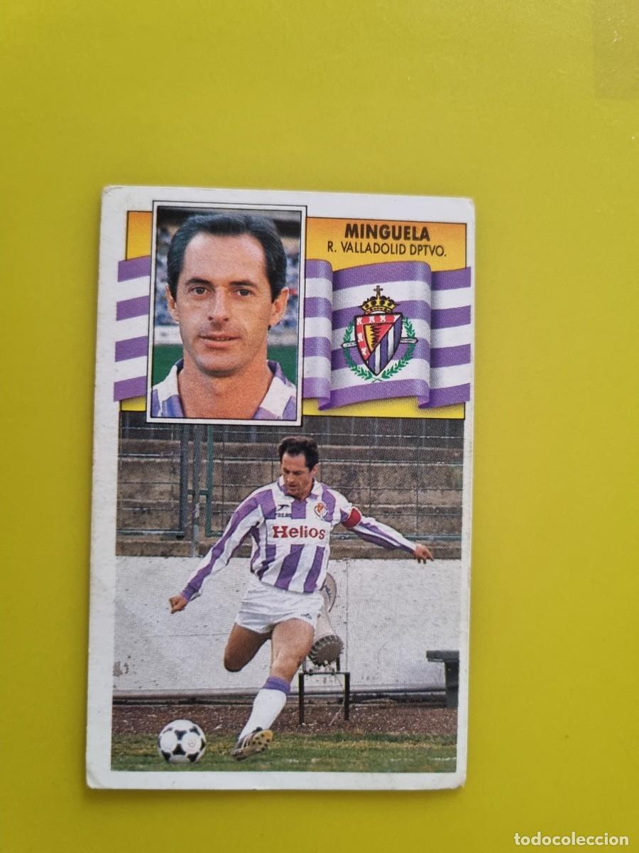 Cromos de f&uacute;tbol: CROMO LIGA ESTE 90 91 1990 1991 NUNCA PEGADO SIN PEGAR MINGUELA REAL VALLADOLID AR1026