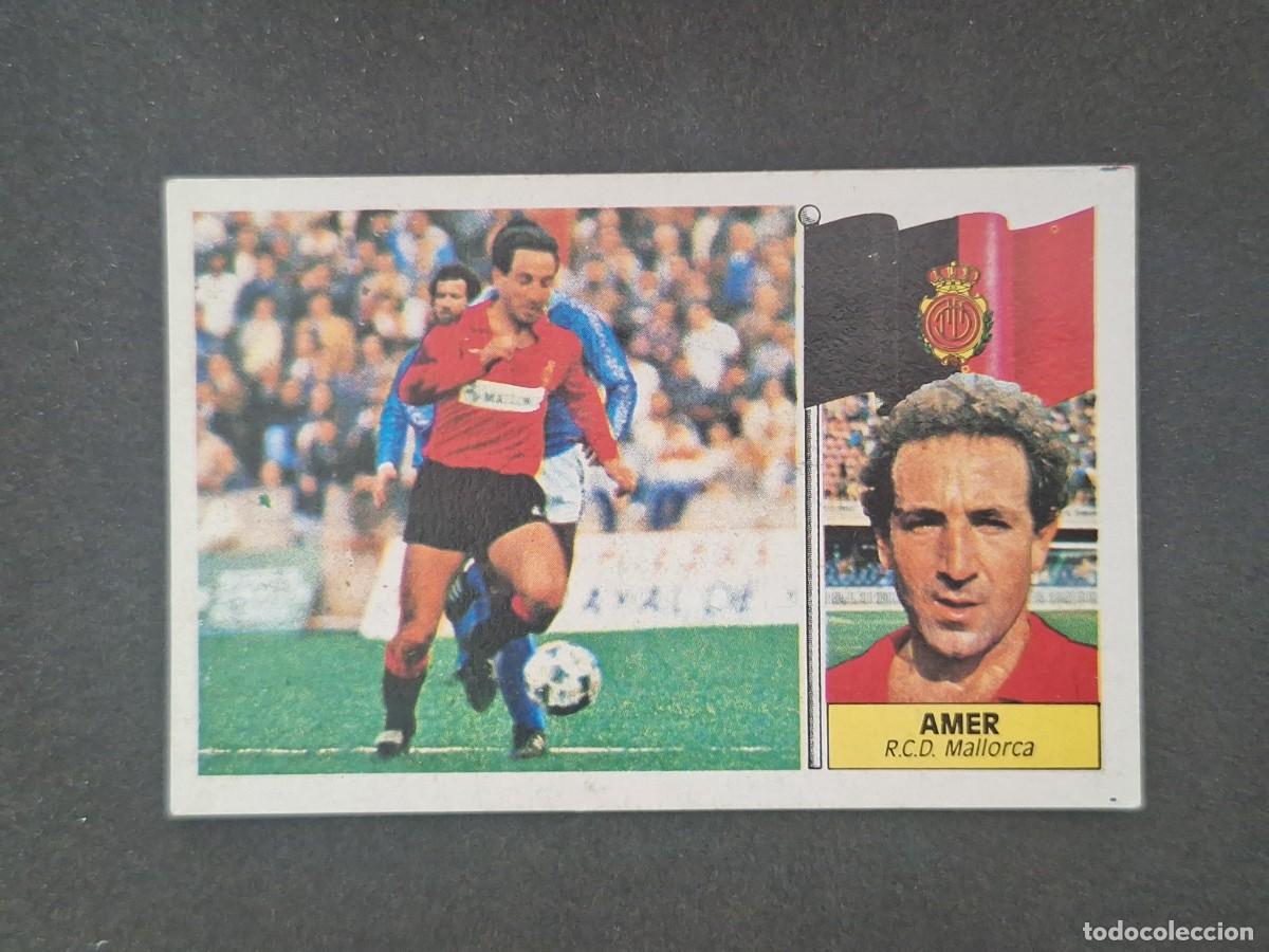 Cromos de f&uacute;tbol: L5 AMER R. C. D. MALLORCA LIGA ESTE 1986 1987 86 87 DESPEGADO RECUPERADO