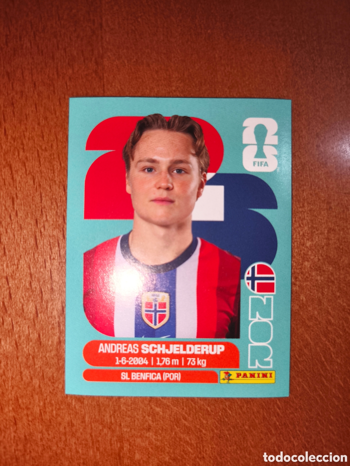 Cromos de f&uacute;tbol: NOR12 Andreas Schjelderup NOR 12 Fifa World Cup 2026 Noruega