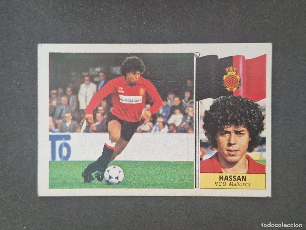 Cromos de f&uacute;tbol: L5 HASSAN R. C. D. MALLORCA LIGA ESTE 1986 1987 86 87 DESPEGADO RECUPERADO