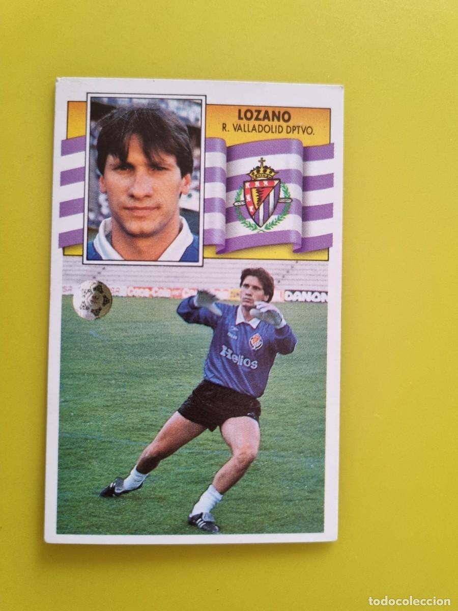 Cromos de f&uacute;tbol: CROMO LIGA ESTE 90 91 1990 1991 NUNCA PEGADO SIN PEGAR LOZANO REAL VALLADOLID AR1026