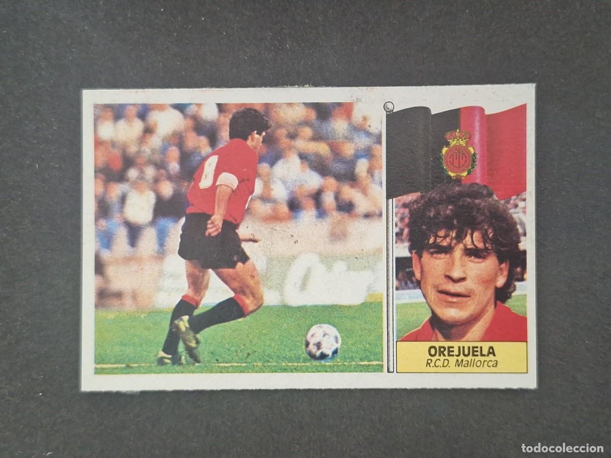 Cromos de f&uacute;tbol: L5 OREJUELA R. C. D. MALLORCA LIGA ESTE 1986 1987 86 87 DESPEGADO RECUPERADO