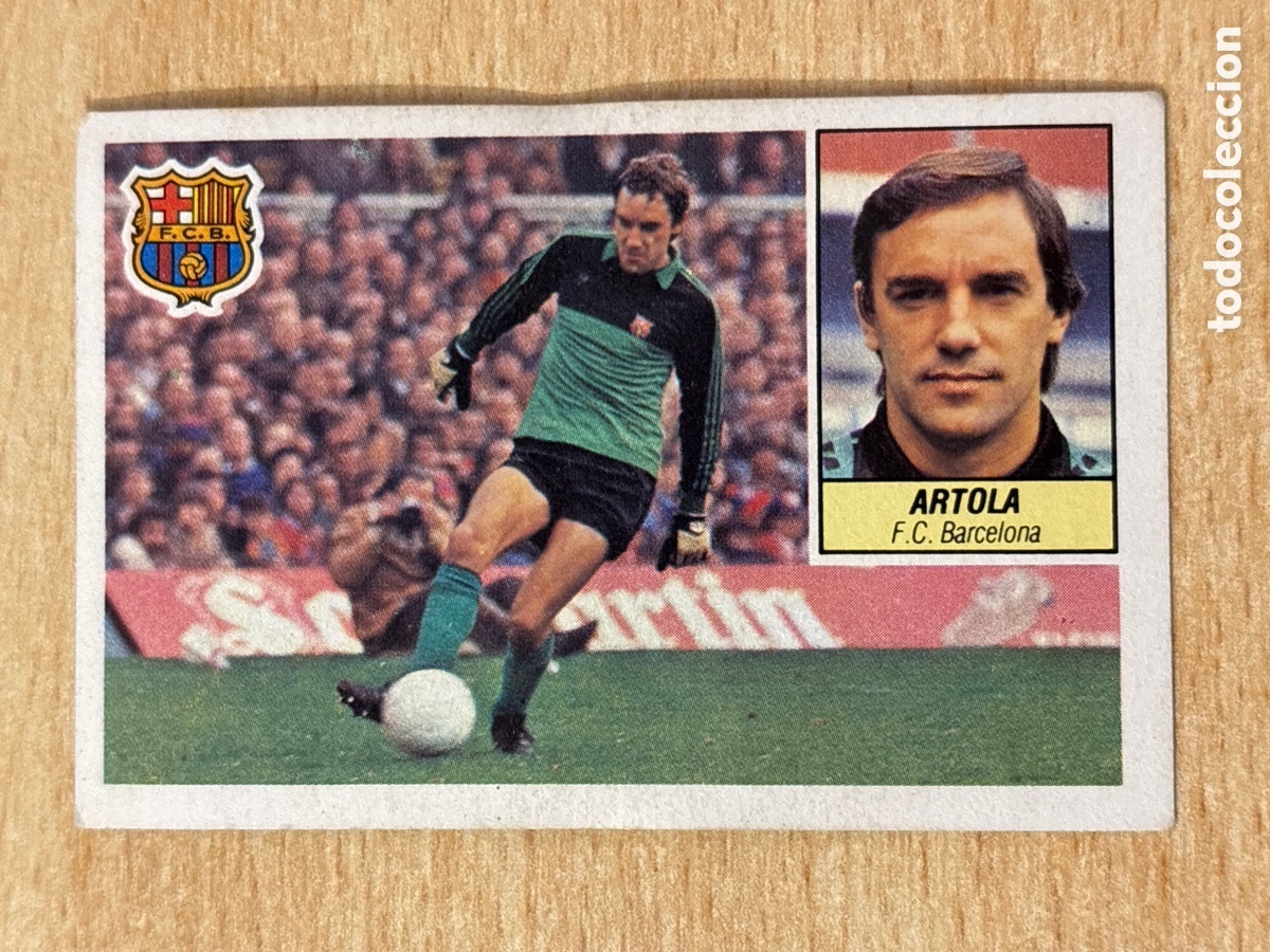 Cromos de f&uacute;tbol: Artola FC Barcelona Este 84-85 sin pegar