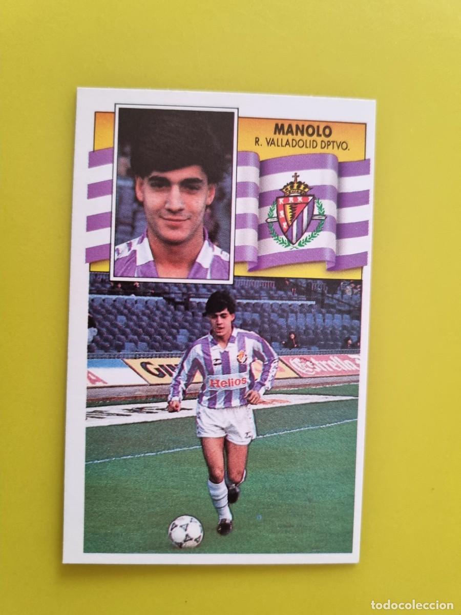 Cromos de f&uacute;tbol: CROMO LIGA ESTE 90 91 1990 1991 NUNCA PEGADO SIN PEGAR MANOLO REAL VALLADOLID AR1026