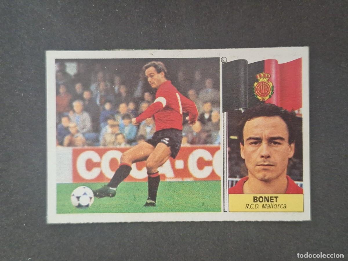 Cromos de f&uacute;tbol: L5 BONET R. C. D. MALLORCA LIGA ESTE 1986 1987 86 87 DESPEGADO RECUPERADO