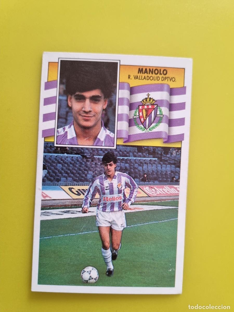 Cromos de f&uacute;tbol: CROMO LIGA ESTE 90 91 1990 1991 NUNCA PEGADO SIN PEGAR MANOLO REAL VALLADOLID AR1026