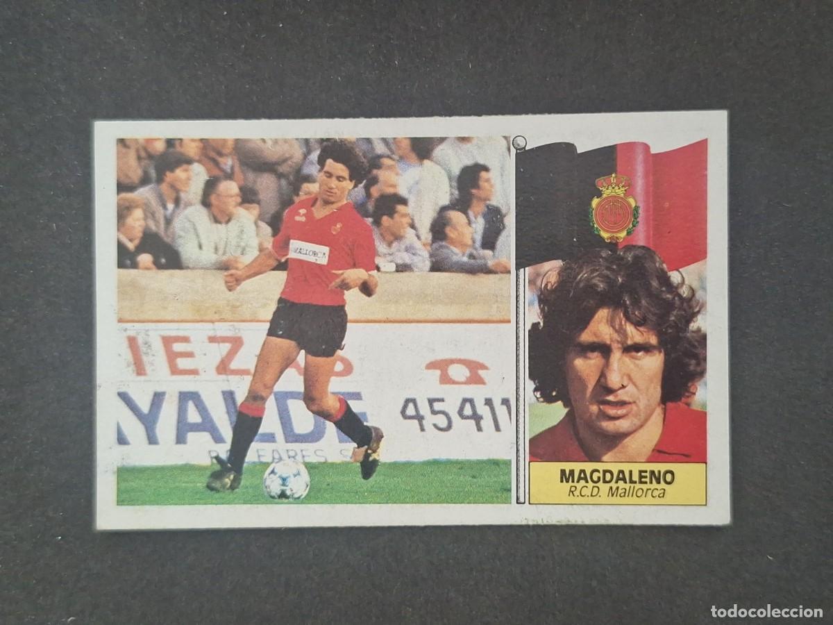 Cromos de f&uacute;tbol: L5 MAGDALENO R. C. D. MALLORCA LIGA ESTE 1986 1987 86 87 DESPEGADO RECUPERADO