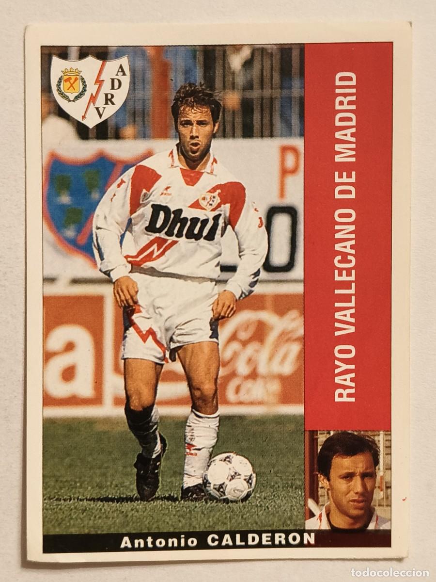 Cromos de f&uacute;tbol: #CALDERON (RAYO VALLECANO) LIGA 95/96 PANINI