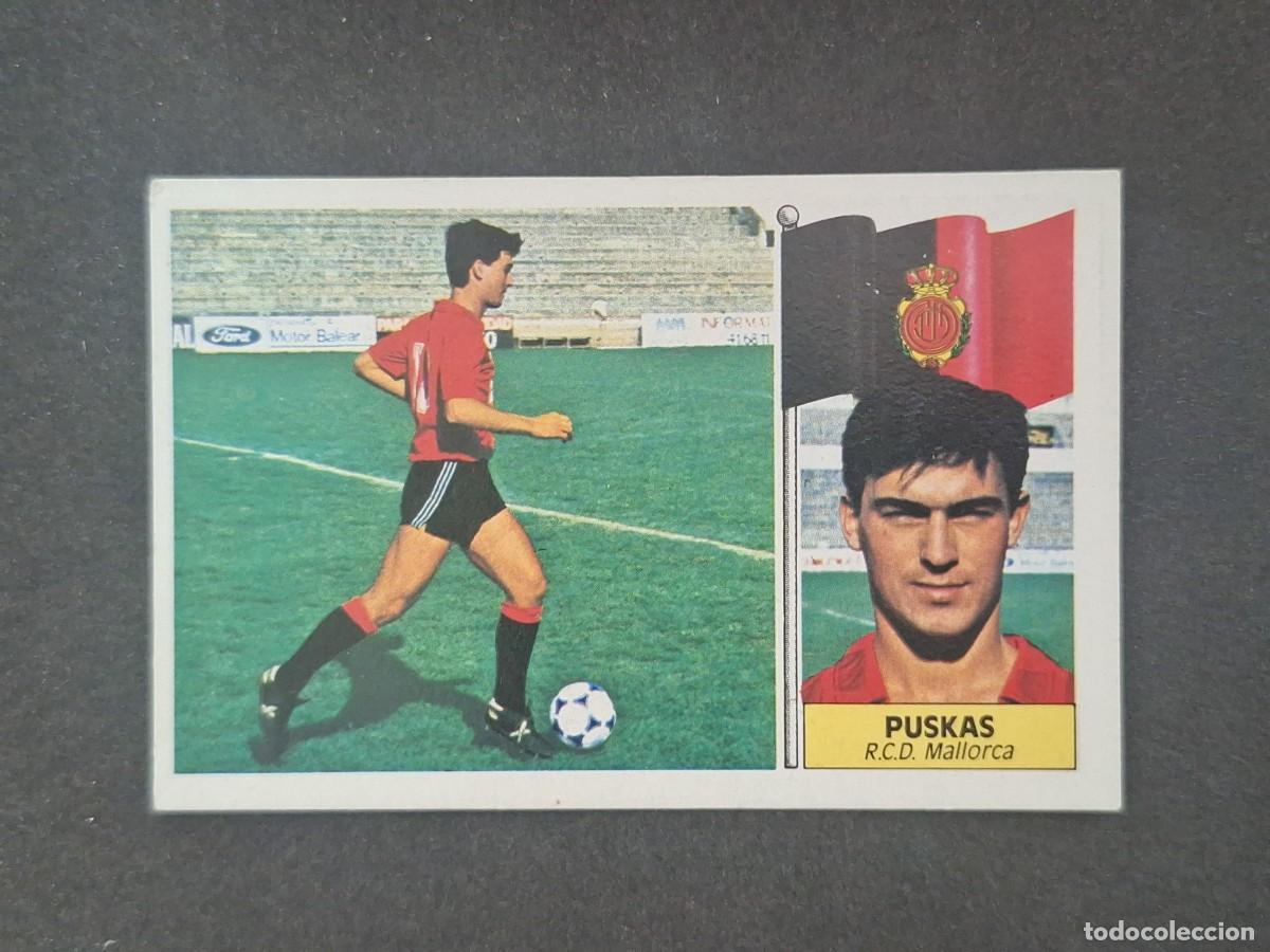Cromos de f&uacute;tbol: L5 PUSKAS R. C. D. MALLORCA LIGA ESTE 1986 1987 86 87 DESPEGADO RECUPERADO
