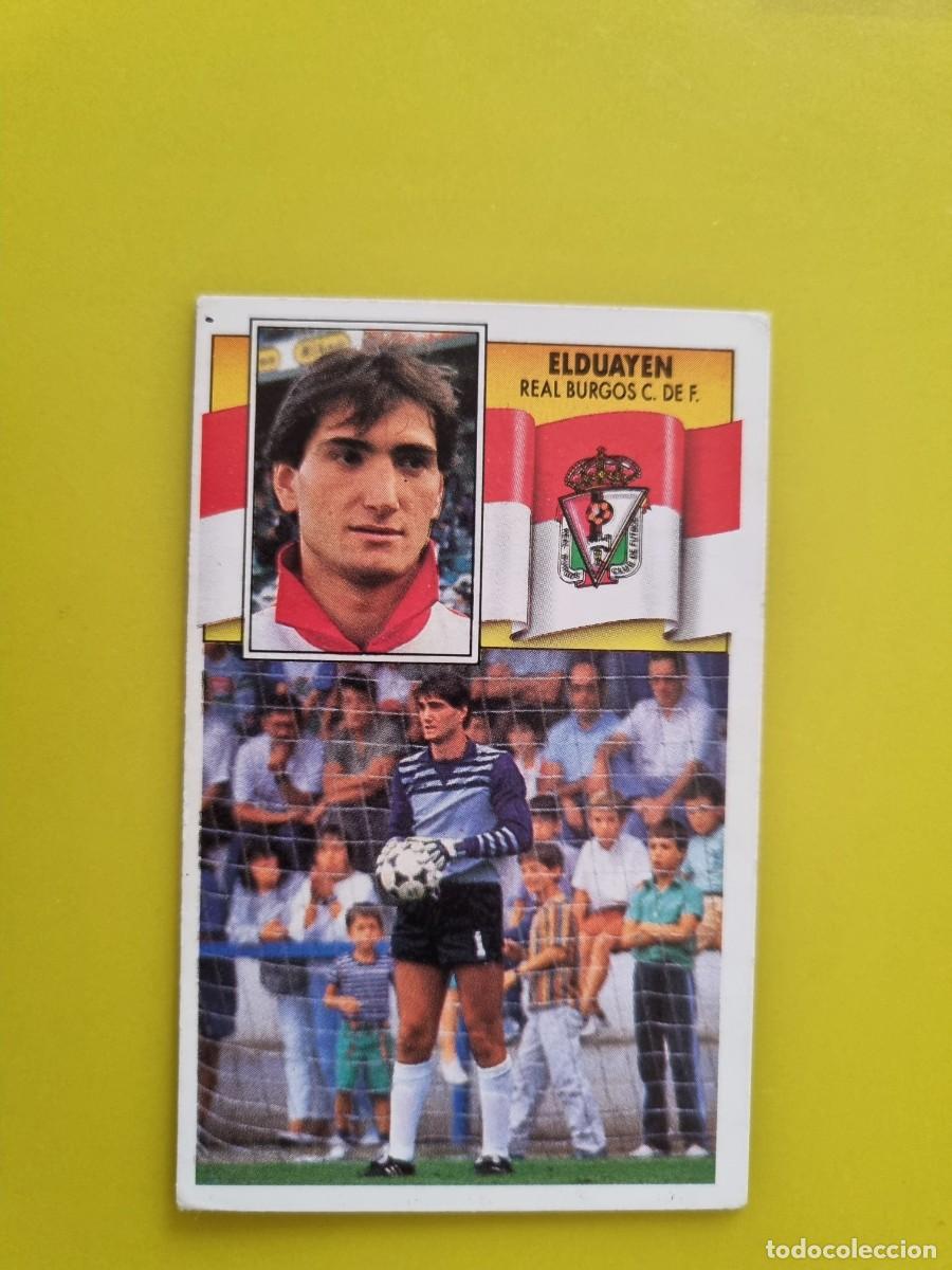 Cromos de f&uacute;tbol: CROMO LIGA ESTE 90 91 1990 1991 NUNCA PEGADO SIN PEGAR ELDUAYEN FICHAJE N&ordm;2 REAL BURGOS CF AR1026