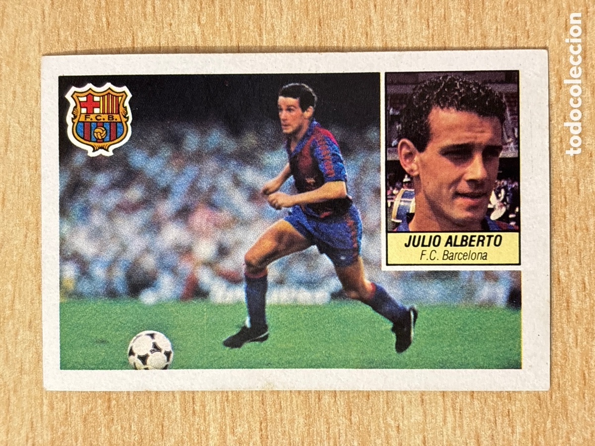 Cromos de f&uacute;tbol: Julio Alberto FC Barcelona Ed. Este 84-85 sin pegar