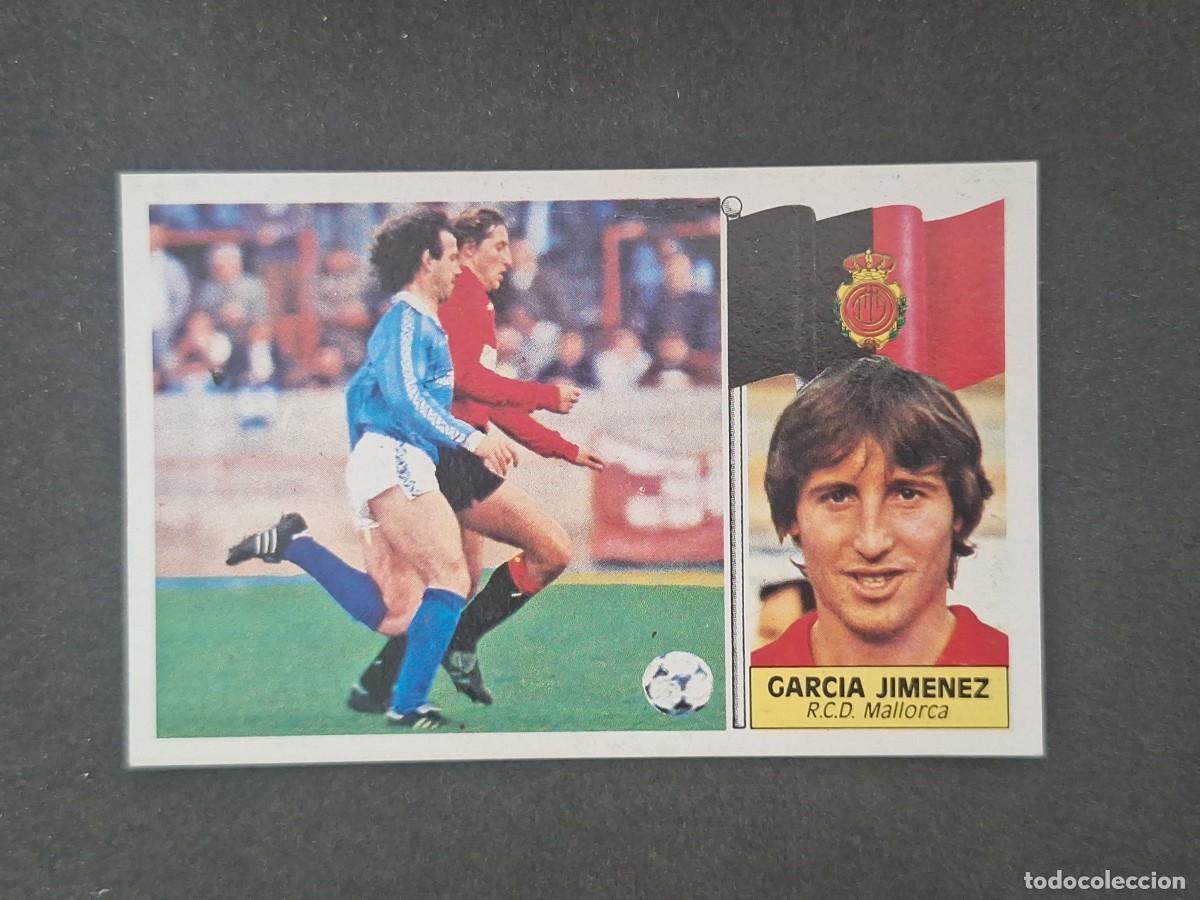 Cromos de f&uacute;tbol: L5 GARCIA JIMENEZ R. C. D. MALLORCA LIGA ESTE 1986 1987 86 87 DESPEGADO RECUPERADO