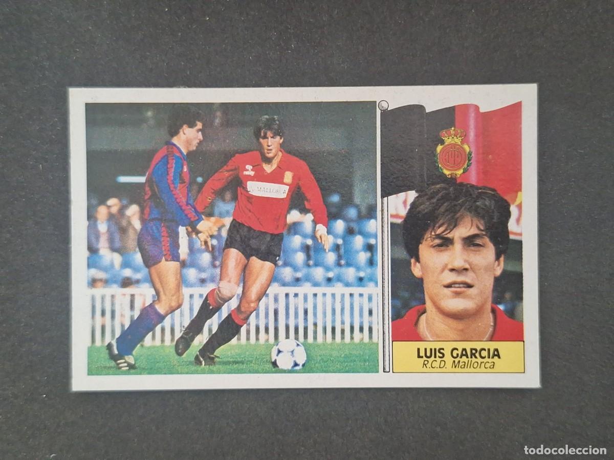 Cromos de f&uacute;tbol: L5 LUIS GARCIA R. C. D. MALLORCA LIGA ESTE 1986 1987 86 87 DESPEGADO RECUPERADO
