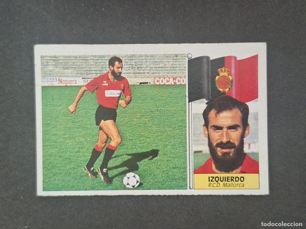 Cromos de f&uacute;tbol: L5 IZQUIERDO R. C. D. MALLORCA LIGA ESTE 1986 1987 86 87 DESPEGADO RECUPERADO
