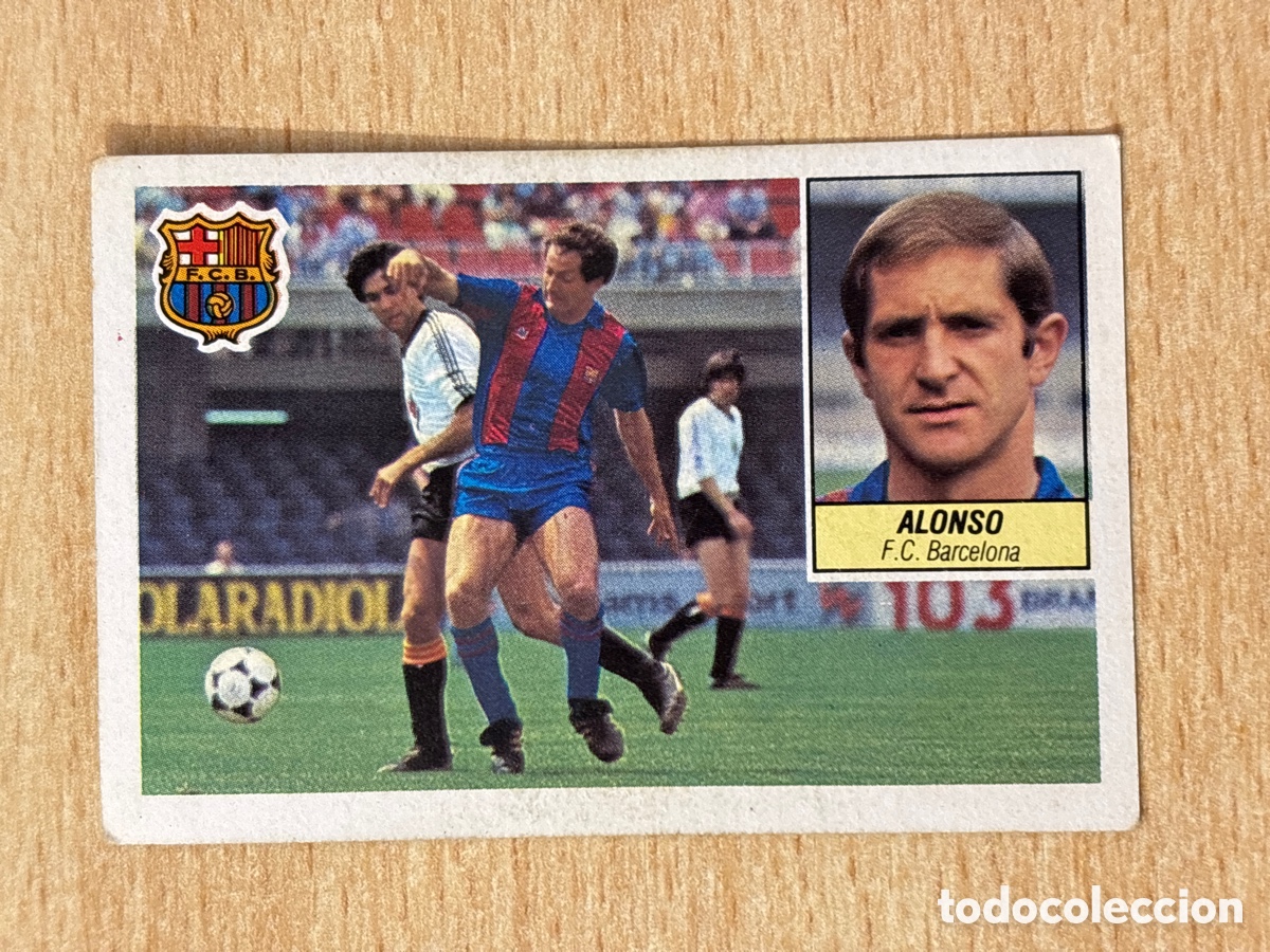 Cromos de f&uacute;tbol: Alonso FC Barcelona Ed. Este 84-85 sin pegar
