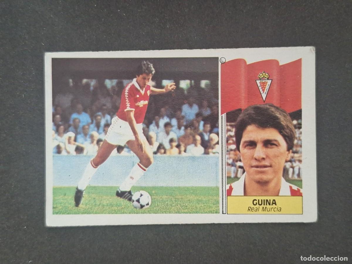 Cromos de Futebol: L5 GUINA REAL MURCIA C. F. LIGA ESTE 1986 1987 86 87 DESPEGADO RECUPERADO