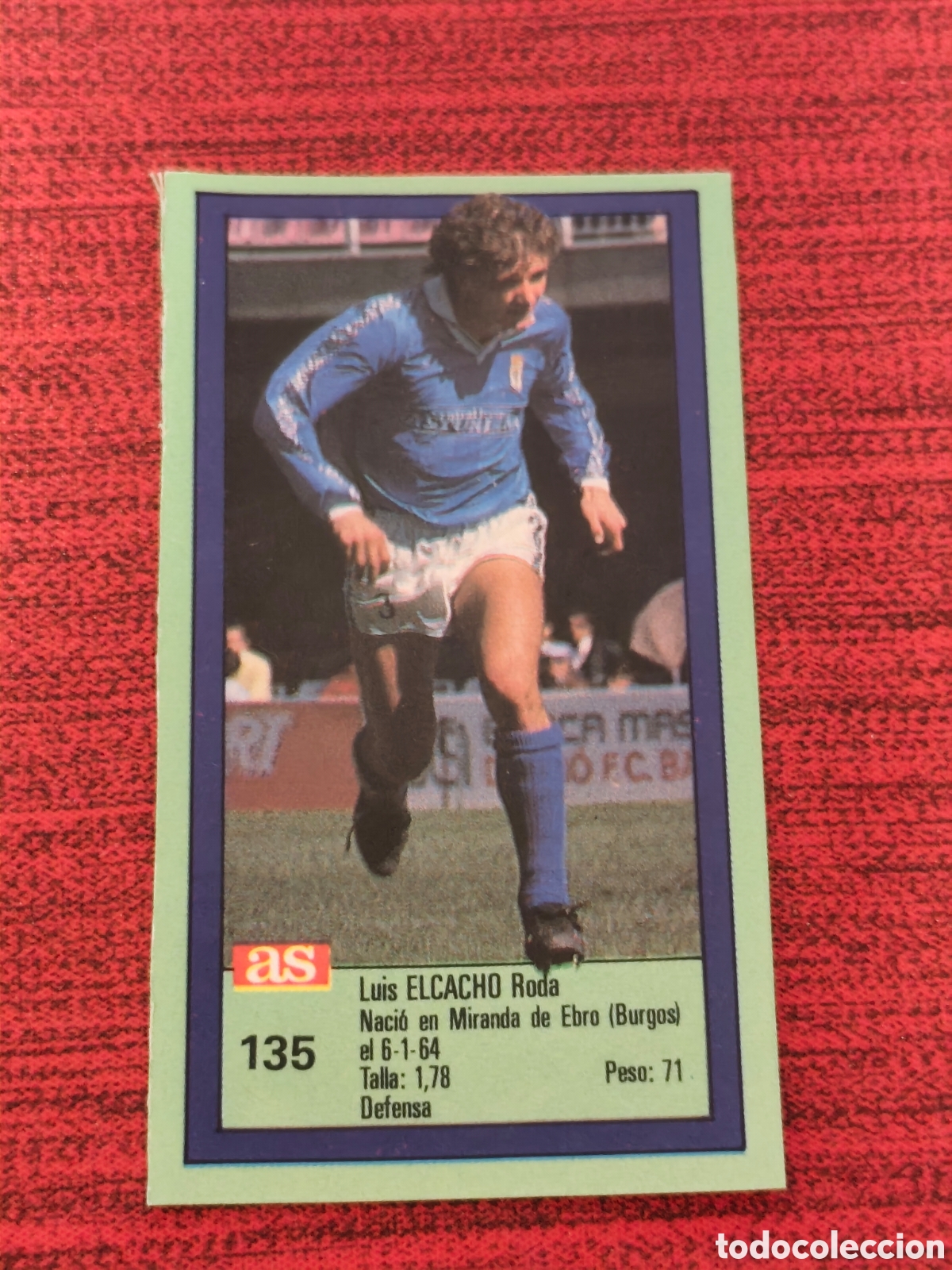 Cromos de Futebol: 135 ELCACHO REAL OVIEDO ASES DE LA LIGA 1989 1990 SIN PEGAR