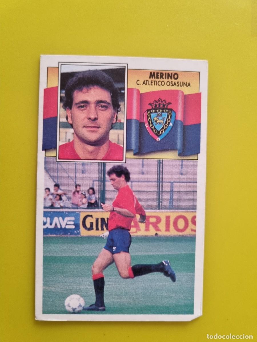Fu&szlig;ball-Sticker: CROMO LIGA ESTE 90 91 1990 1991 NUNCA PEGADO SIN PEGAR MERINO CA OSASUNA AR1026