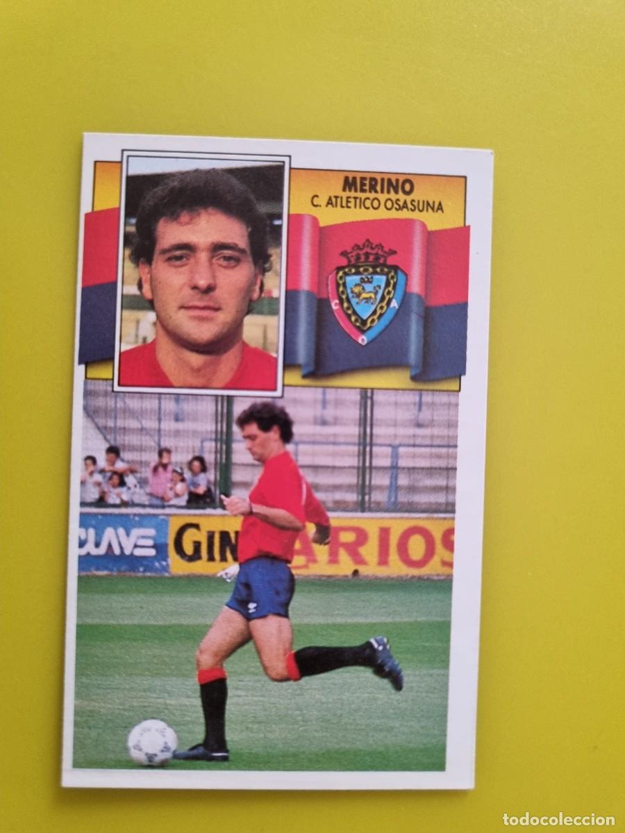 Fu&szlig;ball-Sticker: CROMO LIGA ESTE 90 91 1990 1991 NUNCA PEGADO SIN PEGAR MERINO CA OSASUNA AR1026