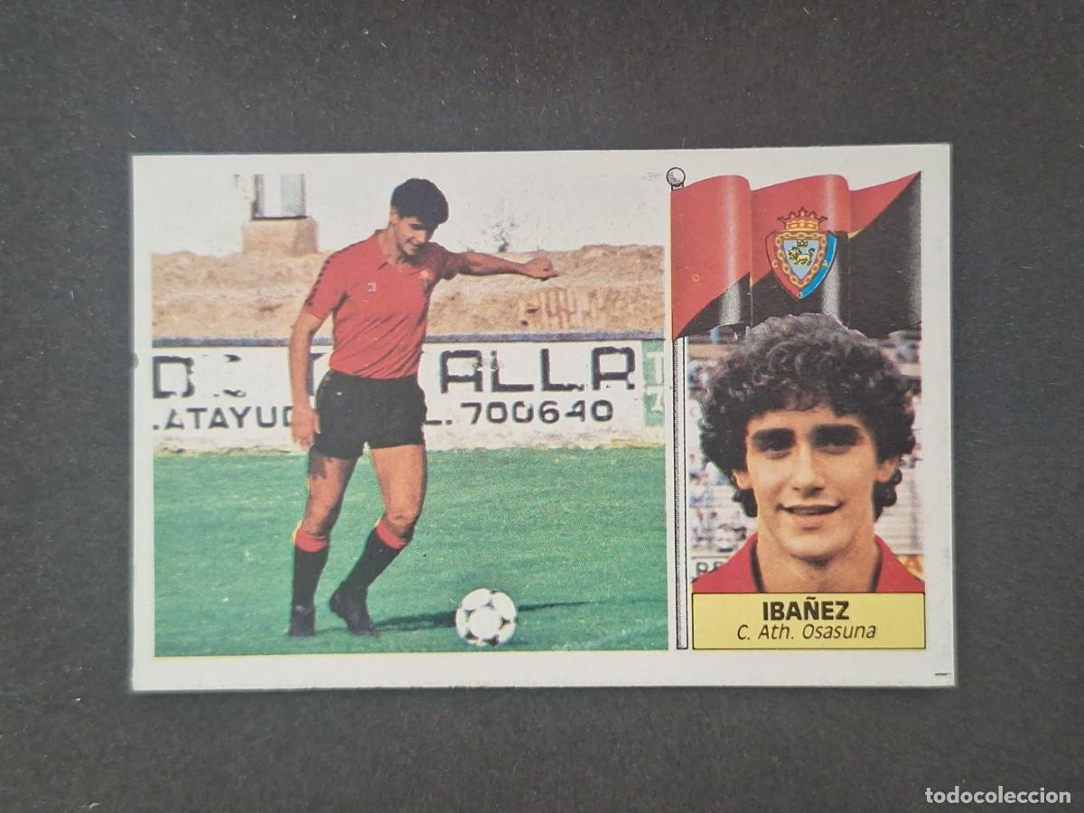 Cromos de f&uacute;tbol: L5 IBA&Ntilde;EZ C. A. OSASUNA LIGA ESTE 1986 1987 86 87 DESPEGADO RECUPERADO