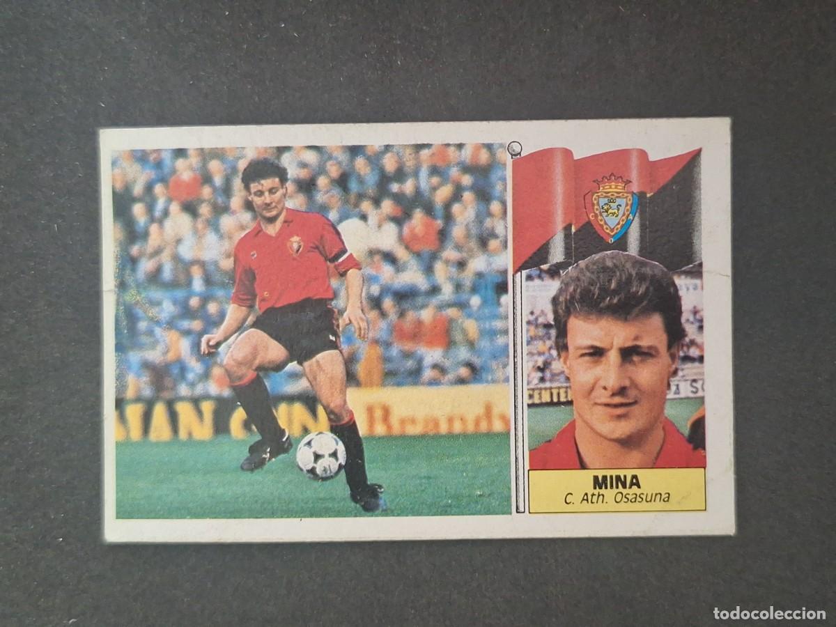 Cromos de f&uacute;tbol: L5 MINA C. A. OSASUNA LIGA ESTE 1986 1987 86 87 DESPEGADO RECUPERADO