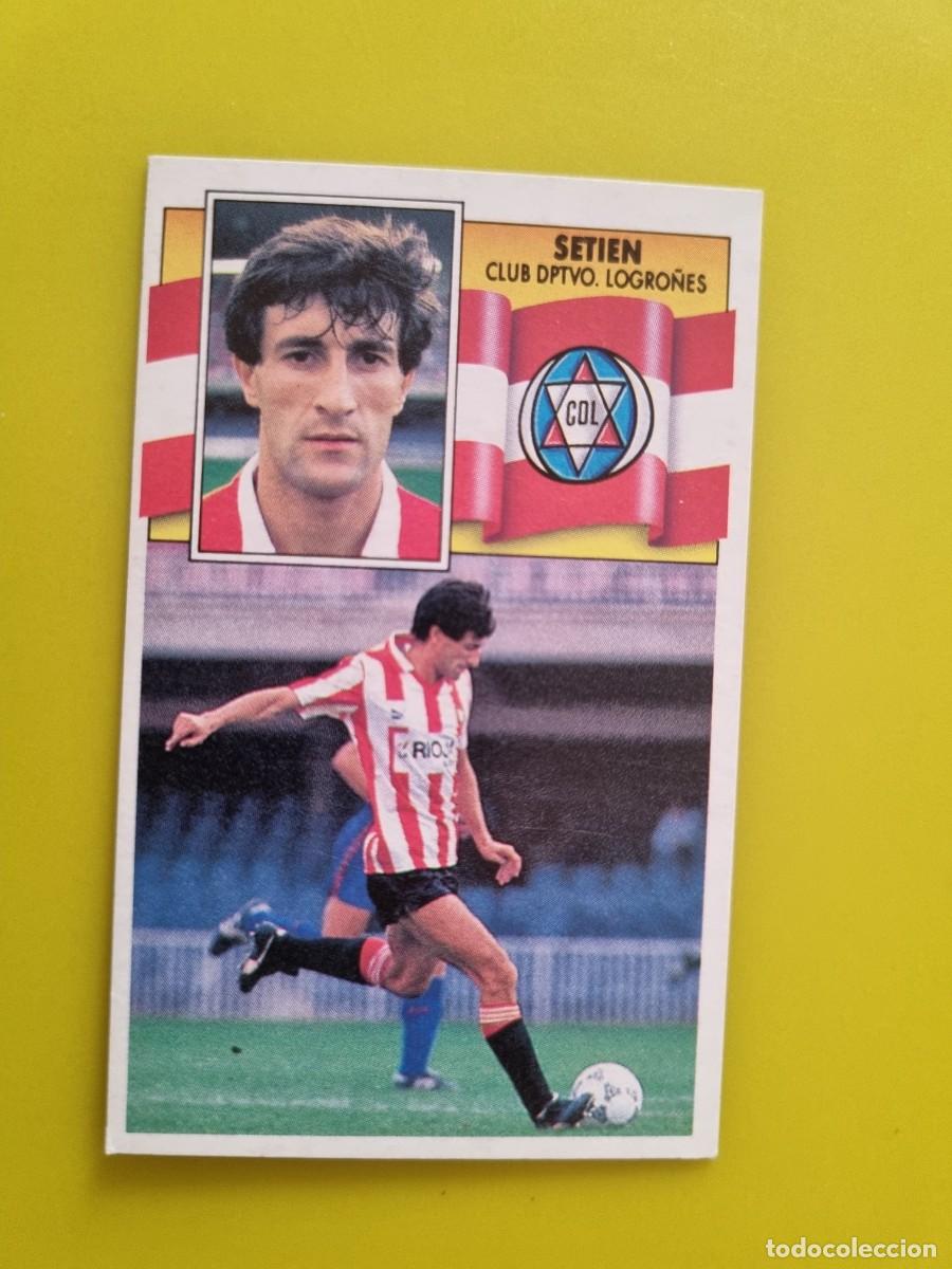 Cromos de Futebol: CROMO LIGA ESTE 90 91 1990 1991 NUNCA PEGADO SIN PEGAR SETIEN CD LOGRO&Ntilde;ES AR1026