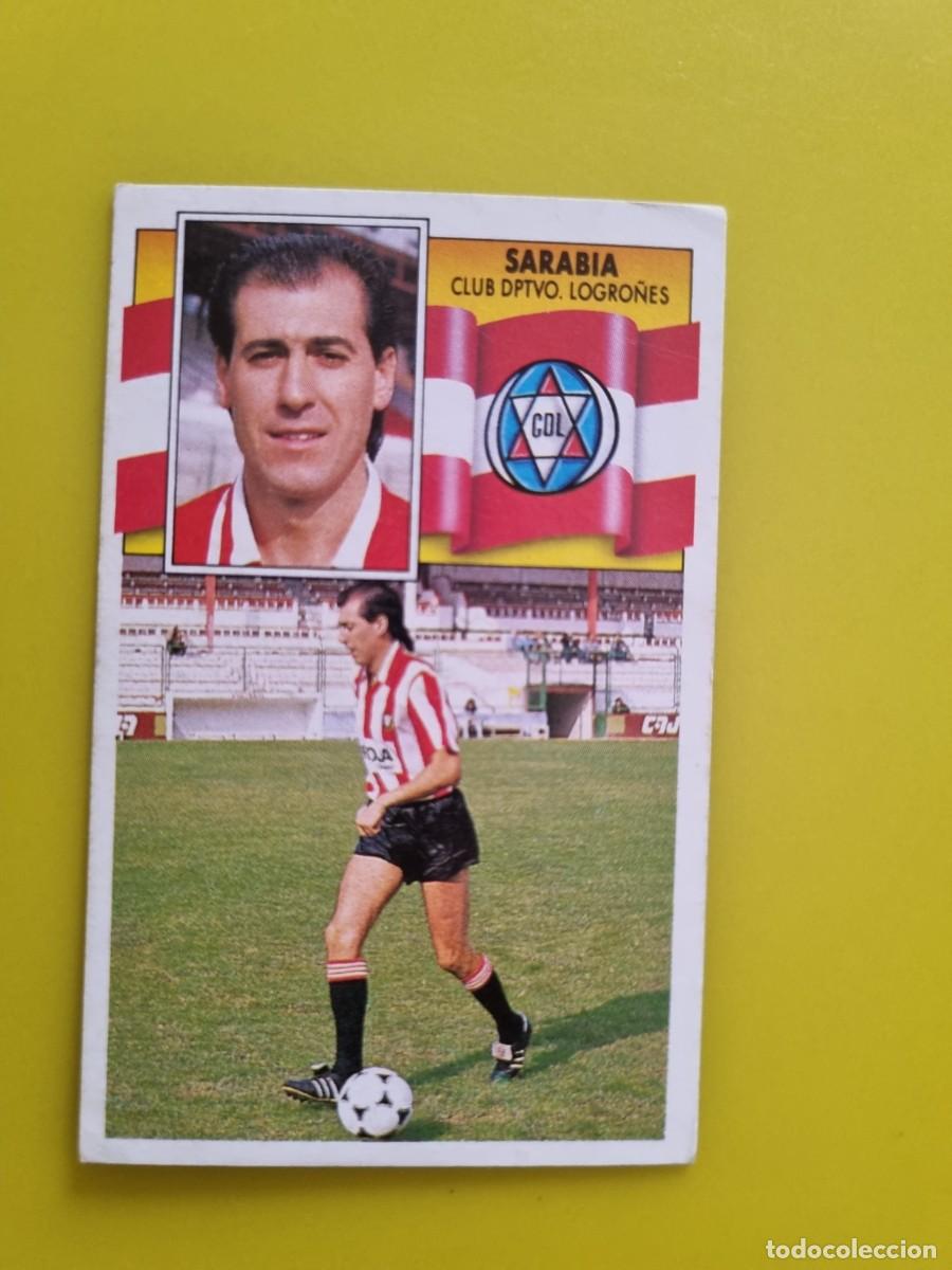 Cromos de Futebol: CROMO LIGA ESTE 90 91 1990 1991 NUNCA PEGADO SIN PEGAR SARABIA CD LOGRO&Ntilde;ES AR1026
