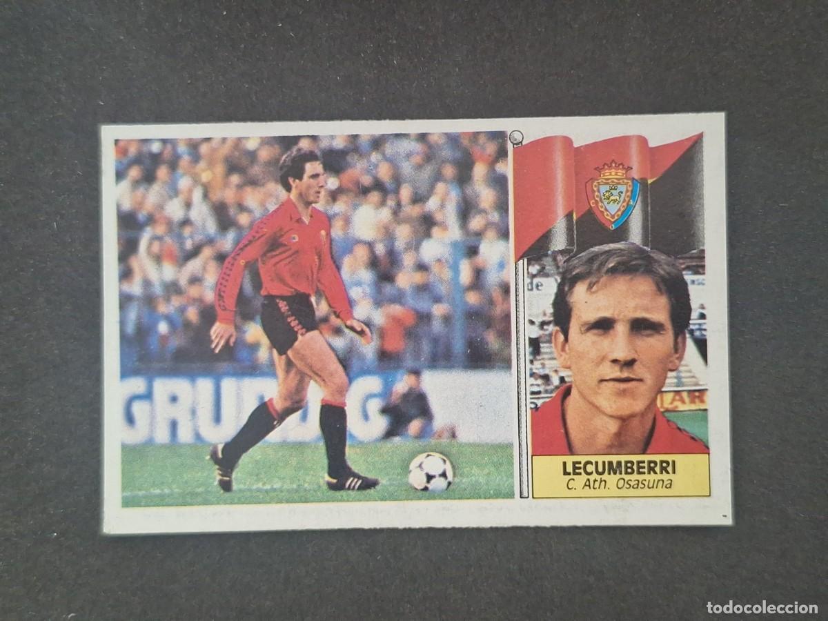 Cromos de Futebol: L5 LECUMBERRI C. A. OSASUNA LIGA ESTE 1986 1987 86 87 DESPEGADO RECUPERADO