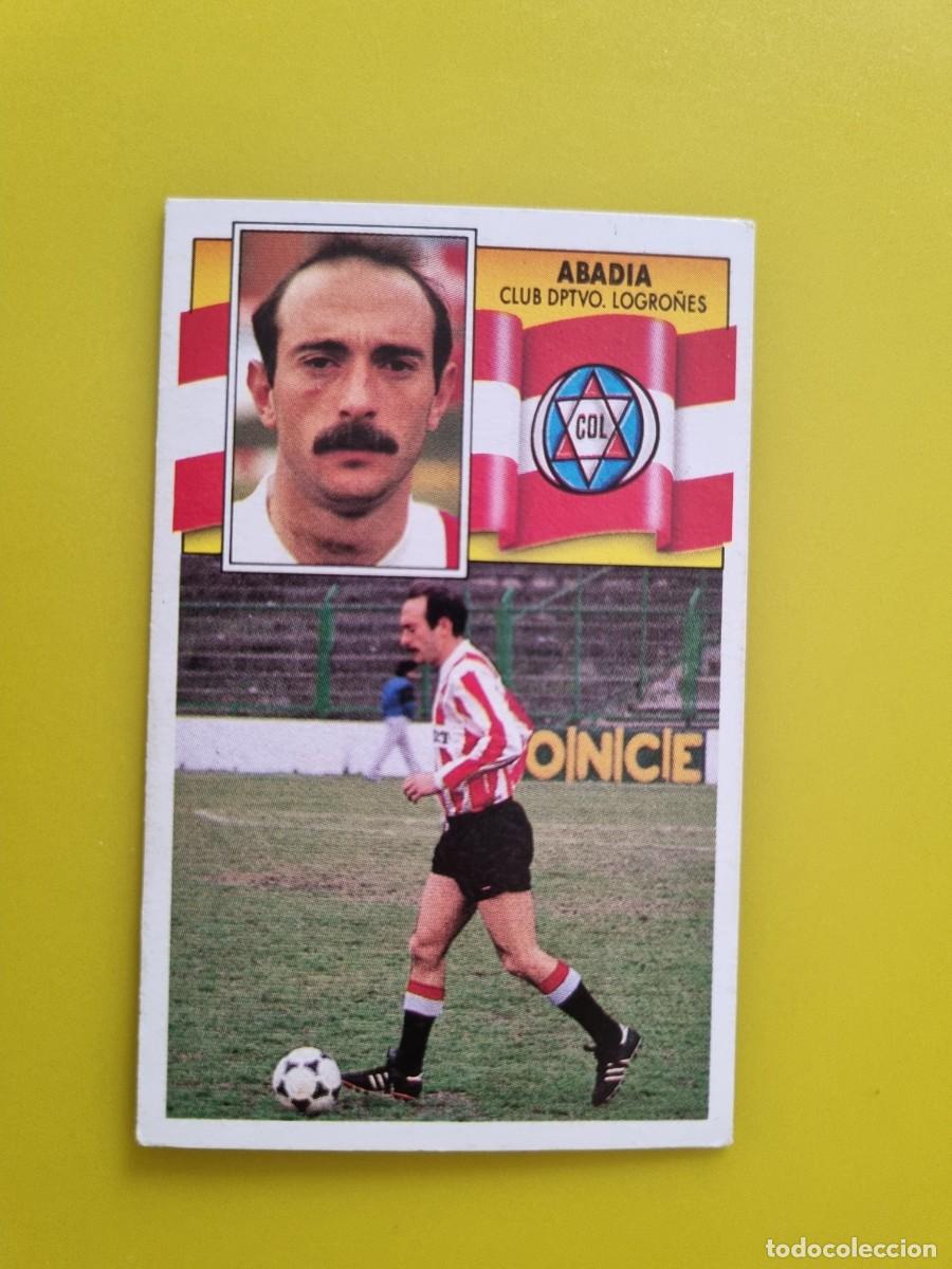 Cromos de Futebol: CROMO LIGA ESTE 90 91 1990 1991 NUNCA PEGADO SIN PEGAR ABADIA CD LOGRO&Ntilde;ES AR1026