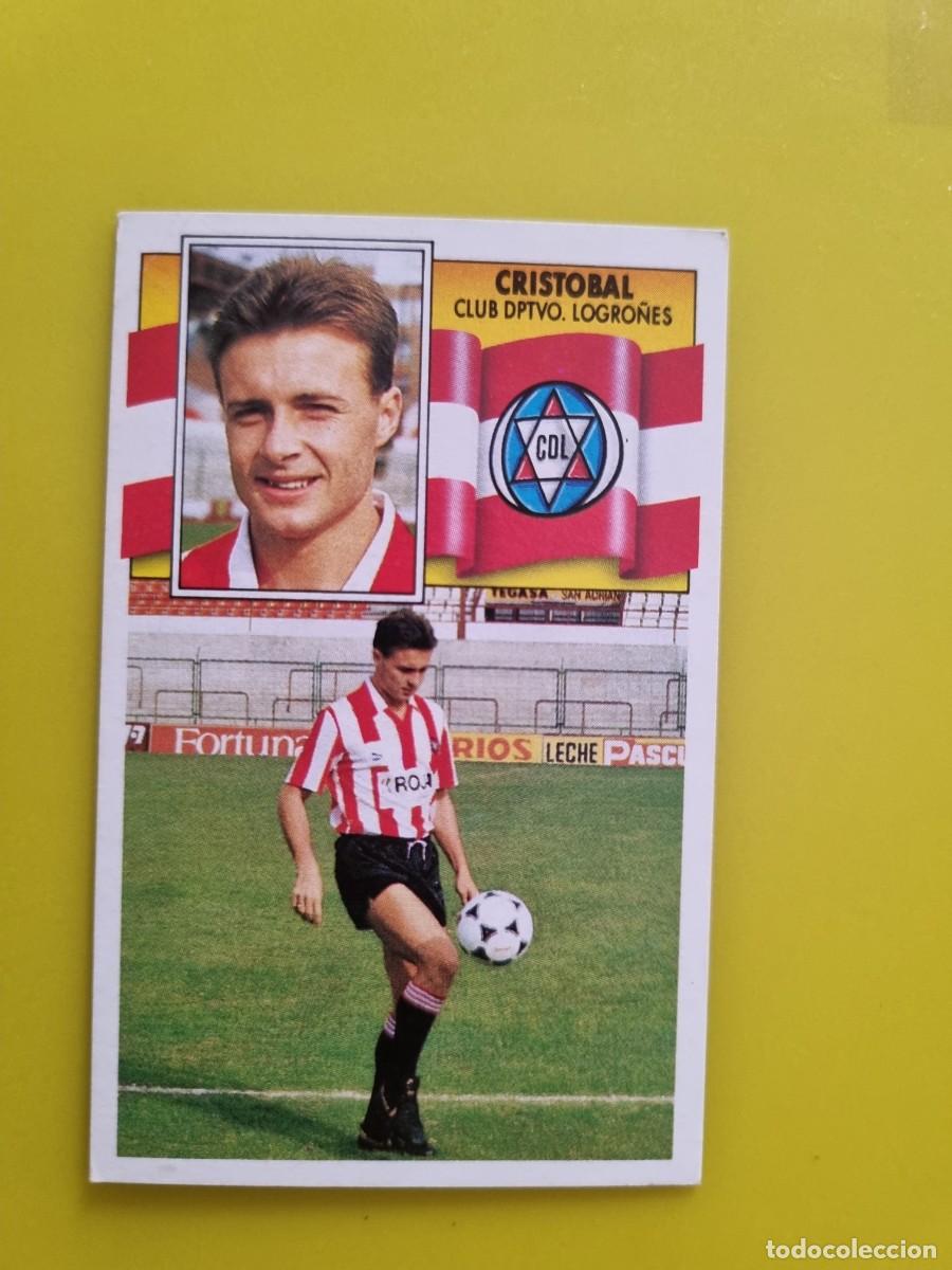 Cromos de Futebol: CROMO LIGA ESTE 90 91 1990 1991 NUNCA PEGADO SIN PEGAR CRISTOBAL CD LOGRO&Ntilde;ES AR1026