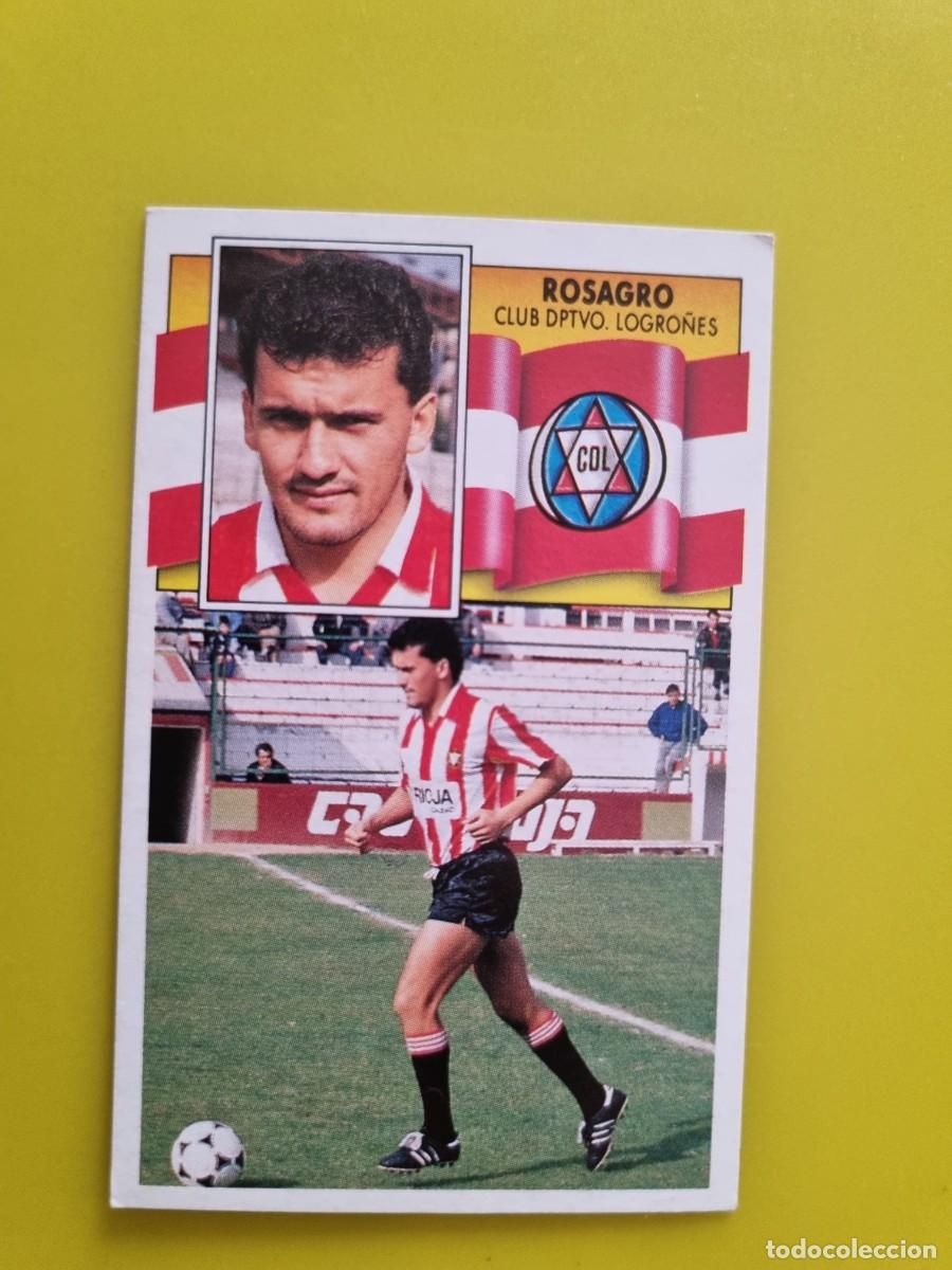 Cromos de Futebol: CROMO LIGA ESTE 90 91 1990 1991 NUNCA PEGADO SIN PEGAR ROSAGRO CD LOGRO&Ntilde;ES AR1026