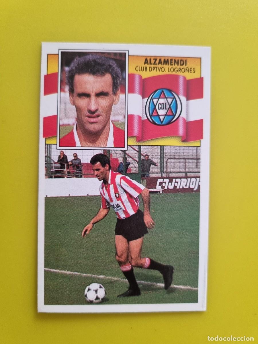 Cromos de Futebol: CROMO LIGA ESTE 90 91 1990 1991 NUNCA PEGADO SIN PEGAR ALZAMENDI CD LOGRO&Ntilde;ES AR1026