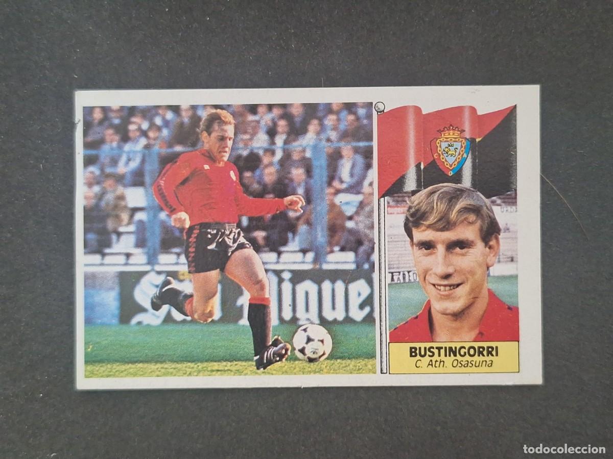 Cromos de Futebol: L5 BUSTINGORRI C. A. OSASUNA LIGA ESTE 1986 1987 86 87 DESPEGADO RECUPERADO