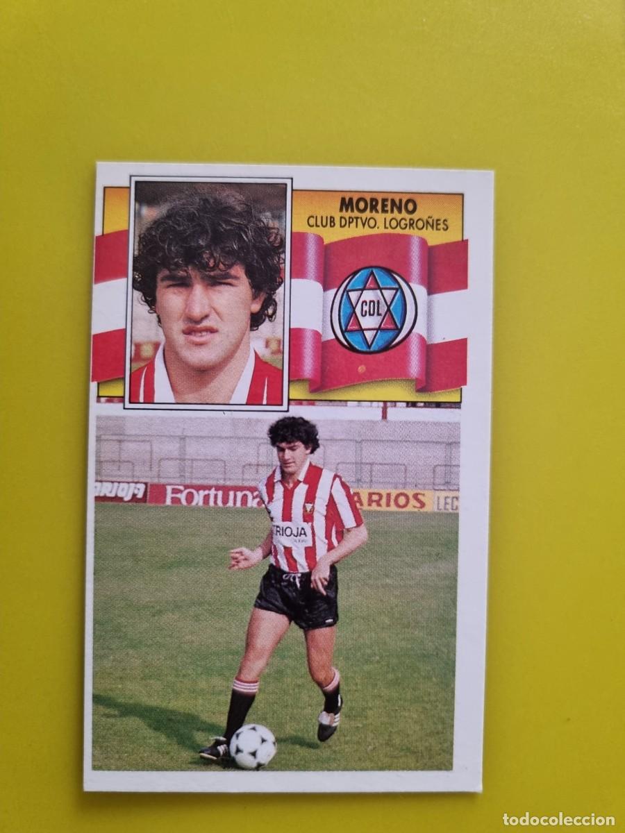 Cartes &agrave; collectionner de Football: CROMO LIGA ESTE 90 91 1990 1991 NUNCA PEGADO SIN PEGAR MORENO CD LOGRO&Ntilde;ES AR1026