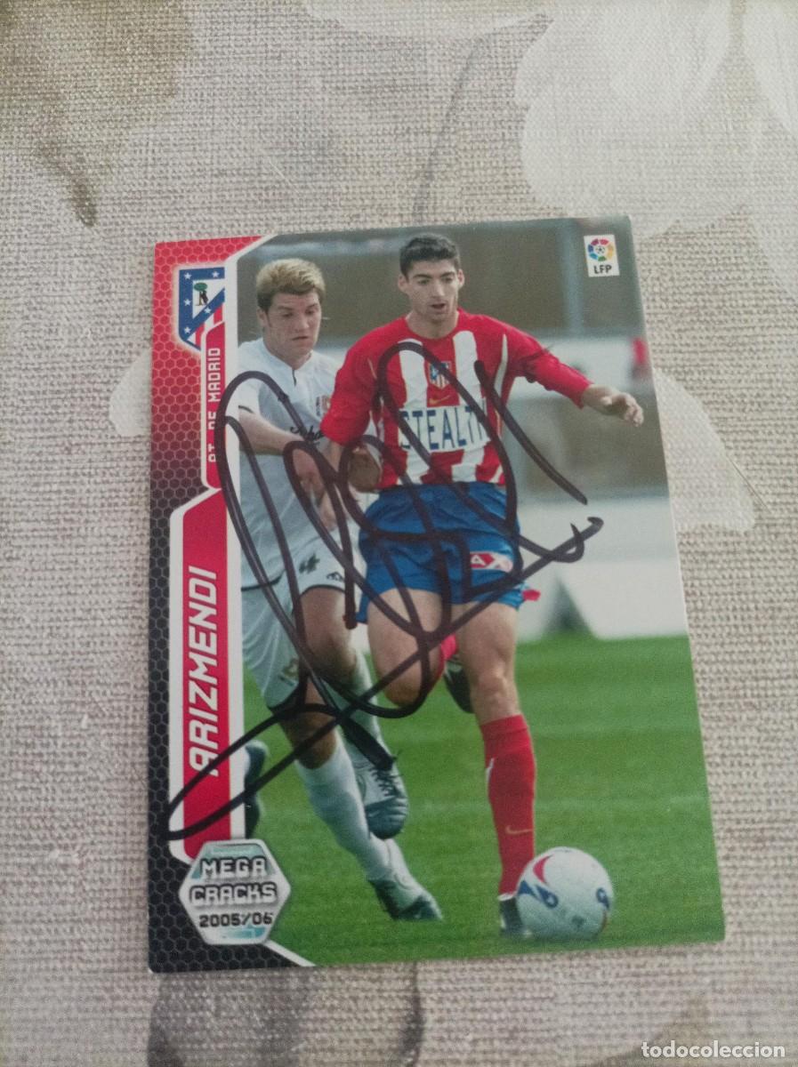Cartes &agrave; collectionner de Football: Cromo futbol firmado Arizmendi