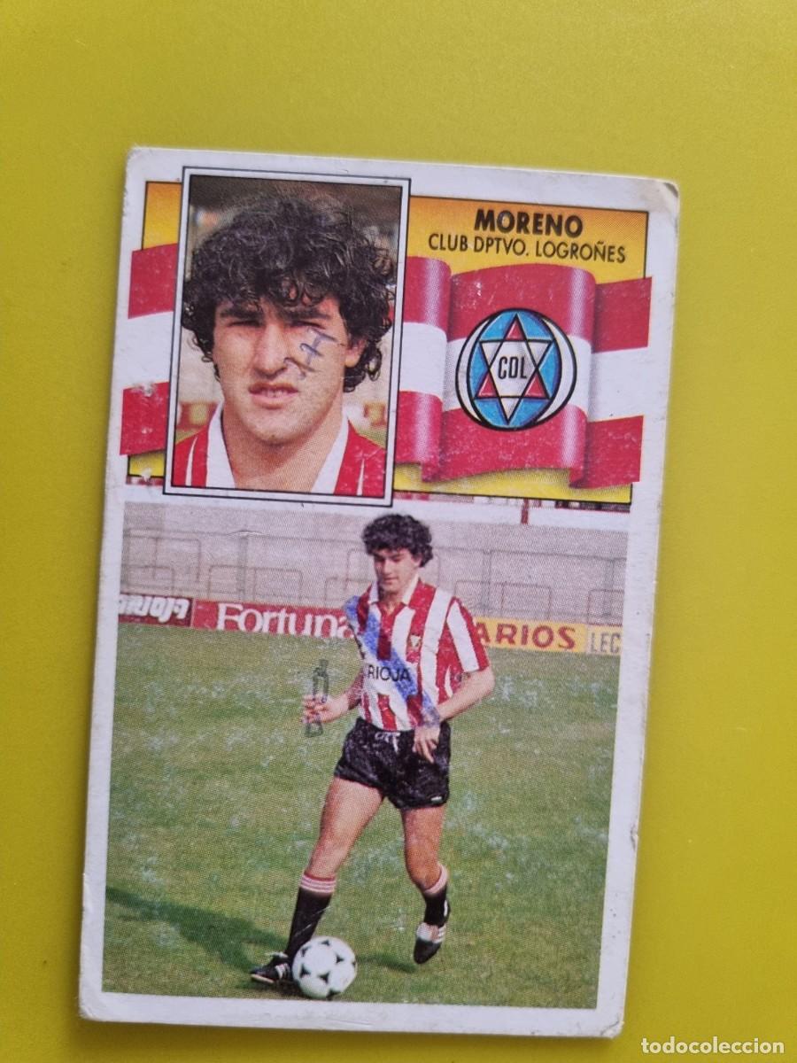 Cartes &agrave; collectionner de Football: CROMO LIGA ESTE 90 91 1990 1991 NUNCA PEGADO SIN PEGAR MORENO CD LOGRO&Ntilde;ES LEER AR1026