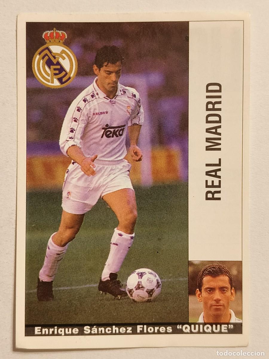 Figurine di Calcio: #QUIQUE (REAL MADRID) LIGA 95/96 PANINI