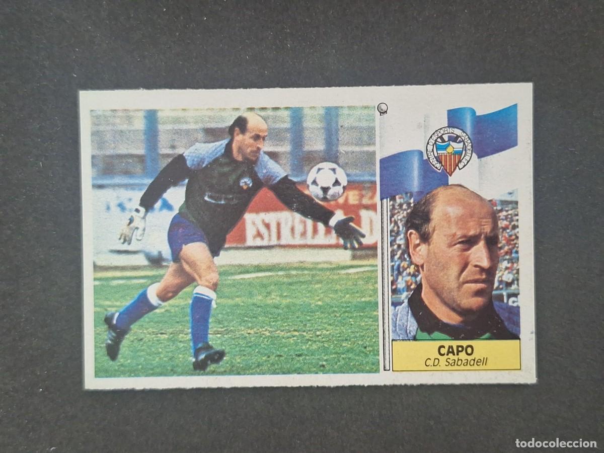 Figurine di Calcio: L5 CAPO C. D. SABADELL LIGA ESTE 1986 1987 86 87 DESPEGADO RECUPERADO