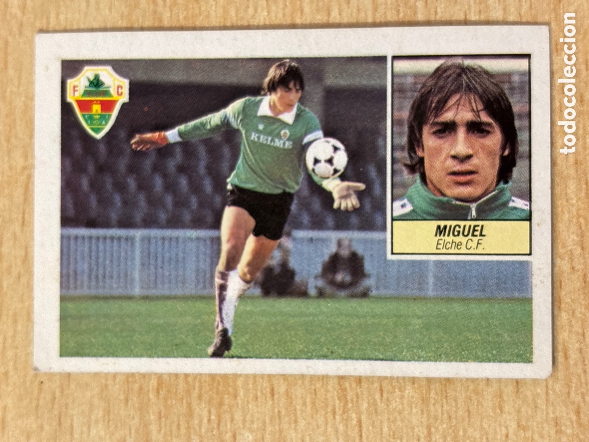 Cromos de f&uacute;tbol: Miguel Elche CF Ed. Este 84-85 sin pegar